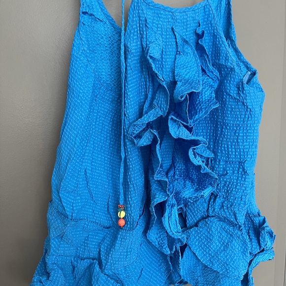 Rebecca Taylor royal blue camisole top spaghetti - Picture 6 of 8